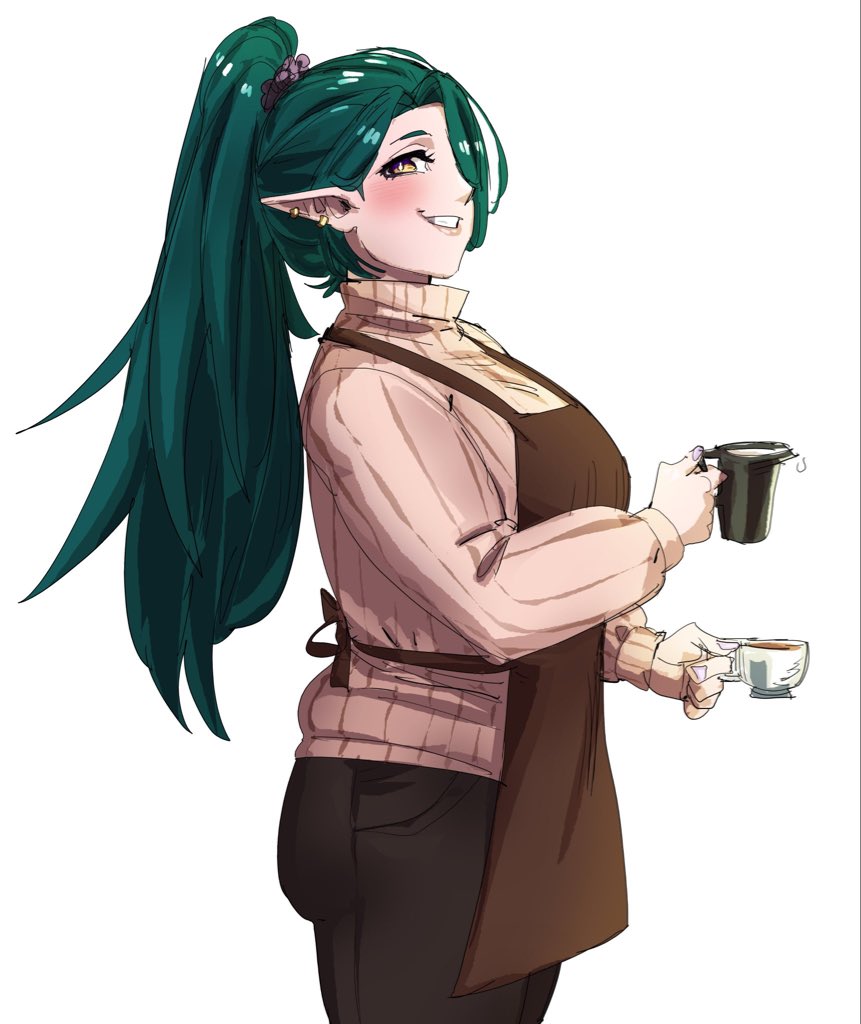 AikaElentari's tweet image. Vtuber vs my Job 

Soy Barista de un café je 
No hay mucho que decir