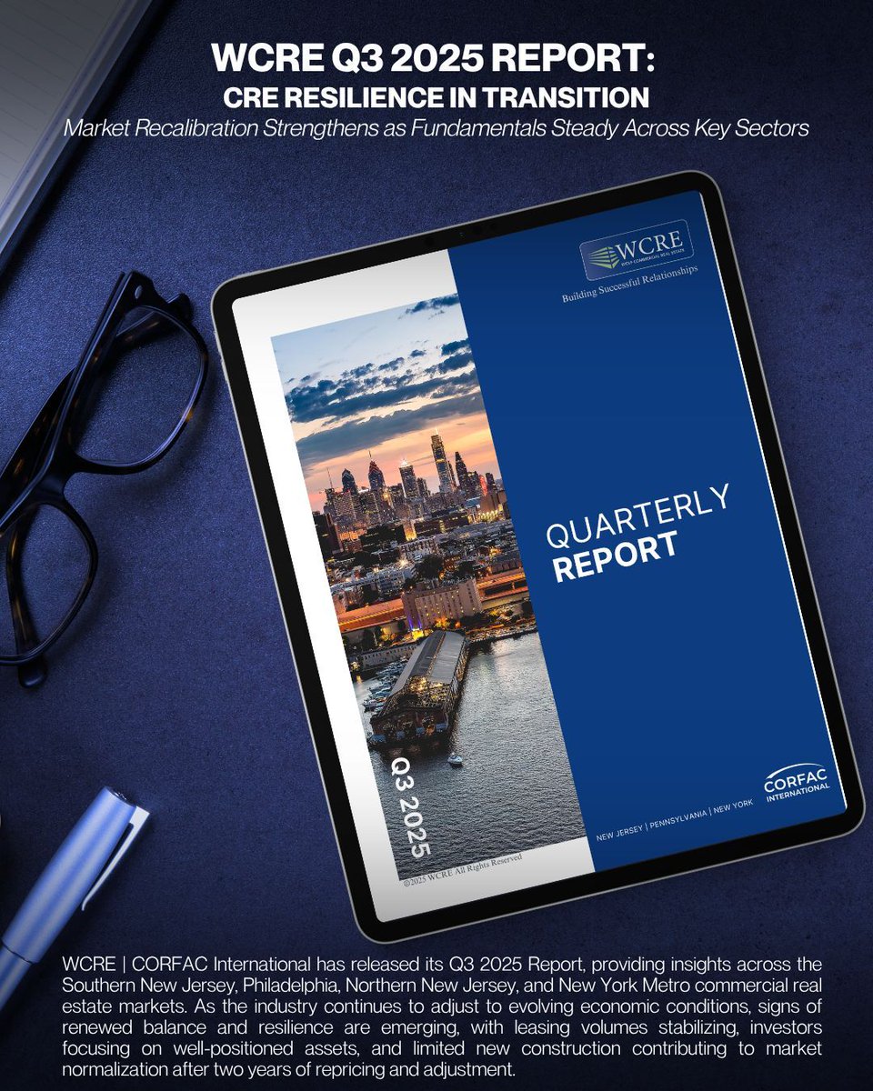 Now Live: WCRE's Q3 2025 Market Report! From stabilized leasing activity to renewed investor confidence, our quarterly report breaks down how the regional markets are adapting and finding balance after years of transition. 

Read the PR here: wolfcre.com/wcre-3rd-quart…

#CRE #Trends