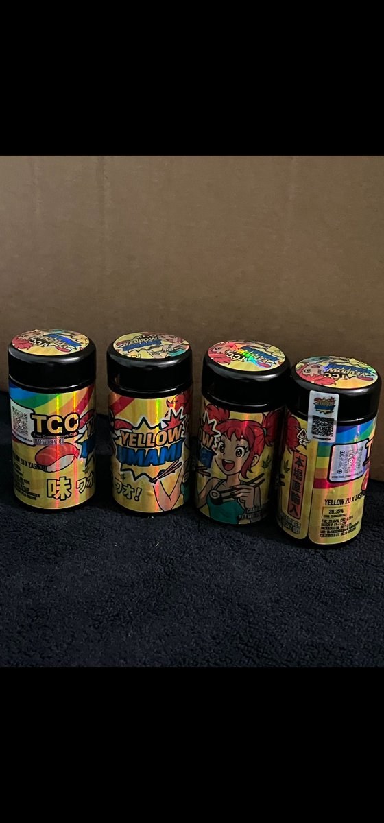 THE__TCC's tweet image. SHE'S BACK 💪
YELLOW UNAMI 🍣🟡
#tcc #cali #420 #Manchester #bud #umami #sushi #zkittles #z