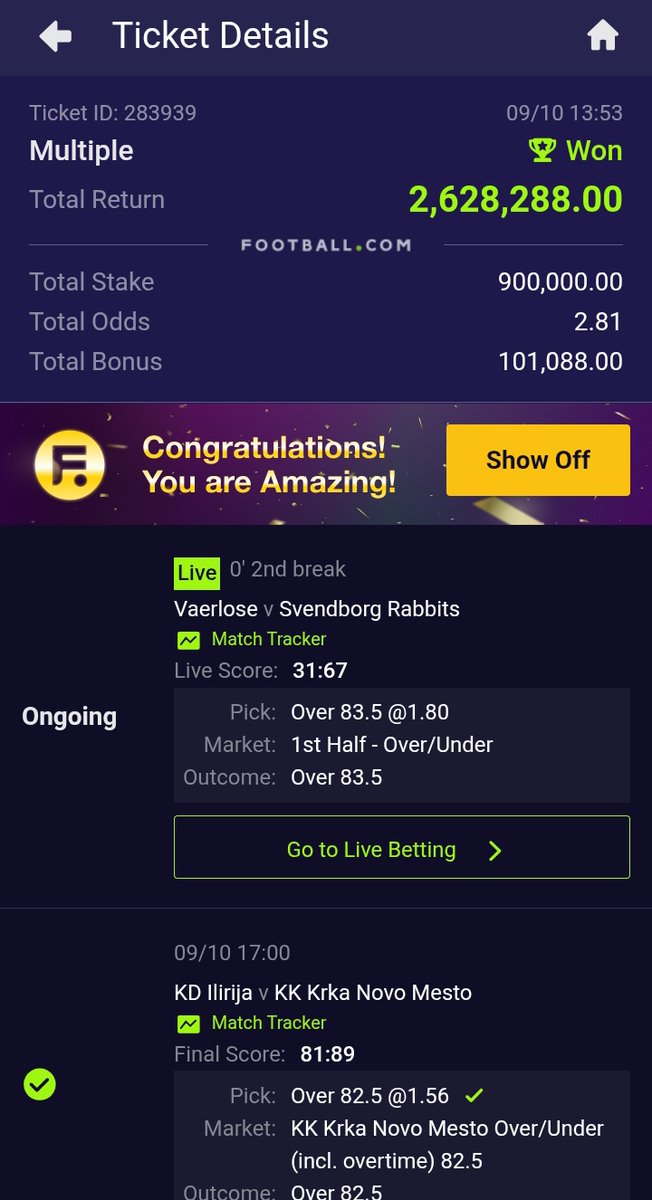 isthatlt's tweet image. 2m won 🤩

Drop your tickets 🥹 

Back to Back 🏆