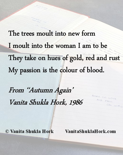 VanitaHork's tweet image. #Autumn is my favourite season 🧡 

I wrote this #poem  in 1986, age 18. Just as summer leads to autumn, so does girlhood give way to #womanhood. Autumn embodies the true #passion of #Nature🍂

Read the full poem and leave a comment in my #blog🙏

vanitashuklahork.com/autumn-again/

#poetry