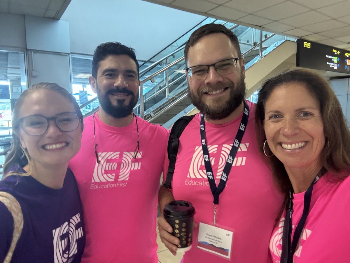 So excited for our professional development tour kicking off today in Panama! Waiting at the airport to welcome our educational leaders coming from 10 different states around the country!