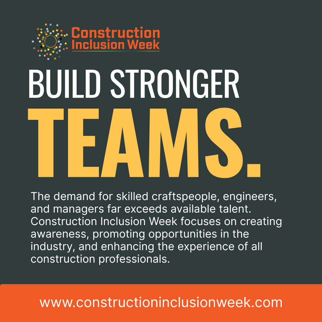 azconstruct's tweet image. The demand for skilled tradespeople is higher than ever &amp;amp; inclusion is key to building a strong, lasting team. By reaching out to candidates from all backgrounds &amp;amp; providing training, support &amp;amp; growth opportunities, we’re helping people grow meaningful careers in construction.