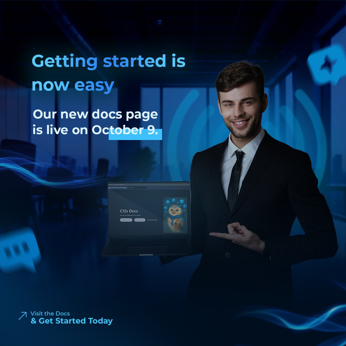 Getting started is now easy

Our new docs page is live on October 9.
You’ll find simple guides, quick steps and tips to use C12s fast.

From first setup to advanced features, everything is there.

No more guessing or long waits.
You can integrate C12s in minutes.

Your community
