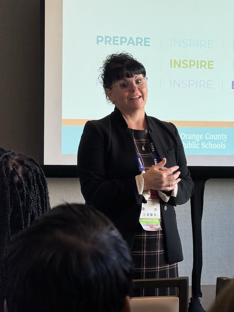 bonnietoffoli's tweet image. #TuningIntoTalent this morning @_AASPA_ 🤠It was an honor to share, connect &amp;amp; present on our pathway utilized to leverage the Temp Teacher (Sr) Intern Certification Pathway for talented aspiring teachers @OCPSRED @RobBixler_OCPS @OCPSJobs @OCPSnews
