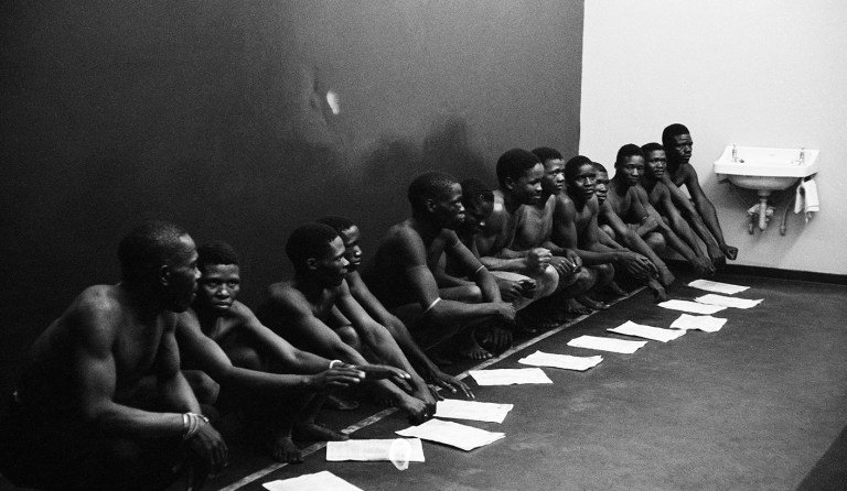 Jobseekers being processed en masse for employment on the Witwatersrand mines, c 1960s.(Archive Photo: Ernest Cole, House of Bondage)
