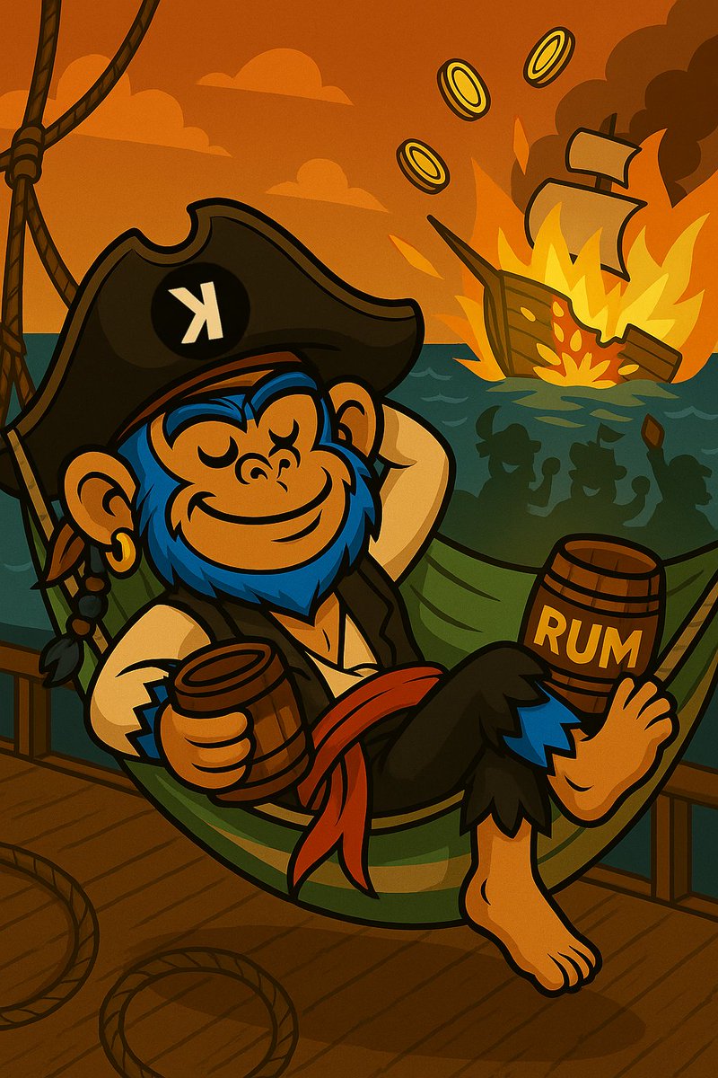 Pirates_Kaspa's tweet photo. Friday 5 PM. Rum in hand. Portfolio open.
Me: โShould I sell? โฆ Naaah.โ ๐๐ดโโ ๏ธ๐น
Like if thatโs you!
#FridayVibes #CryptoMeme #HODL #OG #PirateKaspa #Kaspa #Crypto #MemeToken #NFT #KRC20 #KRC721 #BlockDAG #PirateClub #PirateNFT #L2 #KASPLEX #SmartContracts