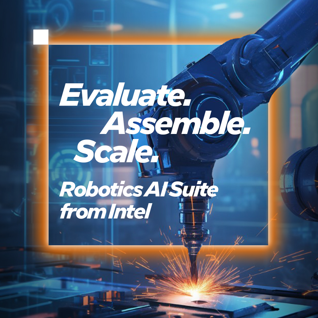 IntelSoftware's tweet image. Evaluate, assemble, and scale robotics solutions faster on Intel's Robotics AI Suite. Learn more. intel.ly/47iXs92
