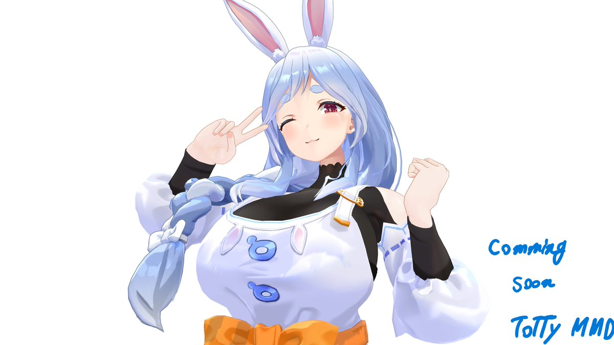 ペコママのMMDモデル製作者からのモデル改造許可をいただいたので近いうちにふたなりペコママの動画が作れます!
製作者さん本当にありがとうございます😘

お楽しみに❤️ 