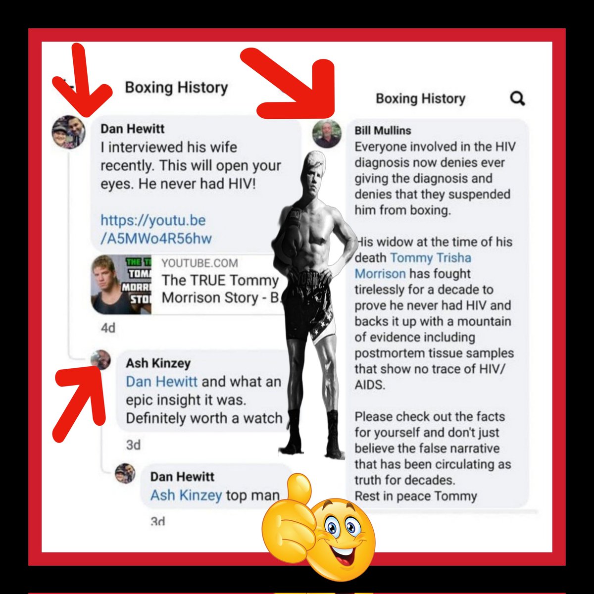 Dan Hewitt  ..thank you for being the #first to break TOMMY'S story. Forever grateful.❣
Bill Mullins..yes  the mountain of evidence comes directly in the form of COURT records signed under Oath by the defendants themselves. #Postmortem and #antemortem and #negative AIDS results