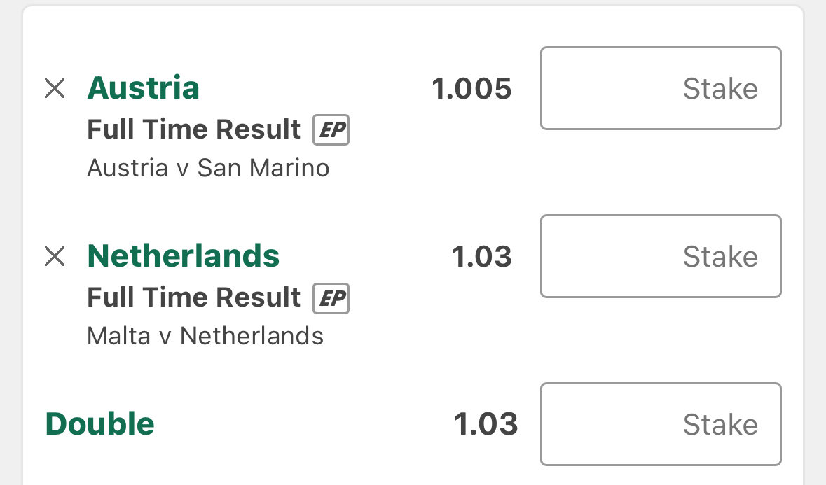 An absolute longshot but fancy this double tonight 🤩