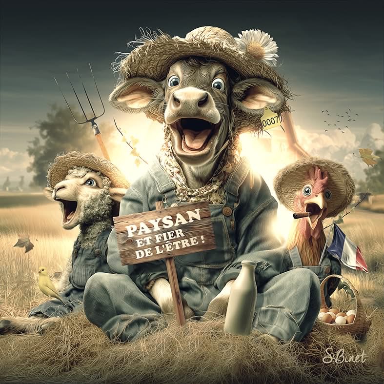 Quand <a href="/SylvainBinetNFT/">Sylvain Binet 🦁</a> soutient l’agriculture ! #fragtw <a href="/Fragritwittos/">FranceAgritwittos♥️</a> #compositive