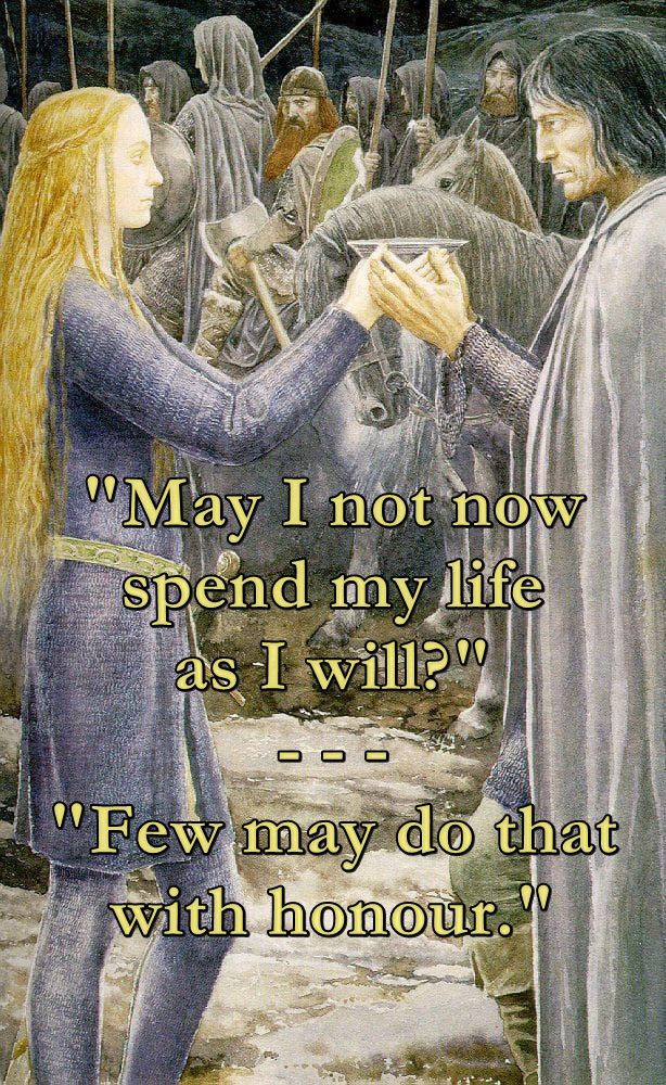 Cordsofpenance's tweet image. Here's one of the many LOTR gems in my personal list of favorite Tolkien quotes: