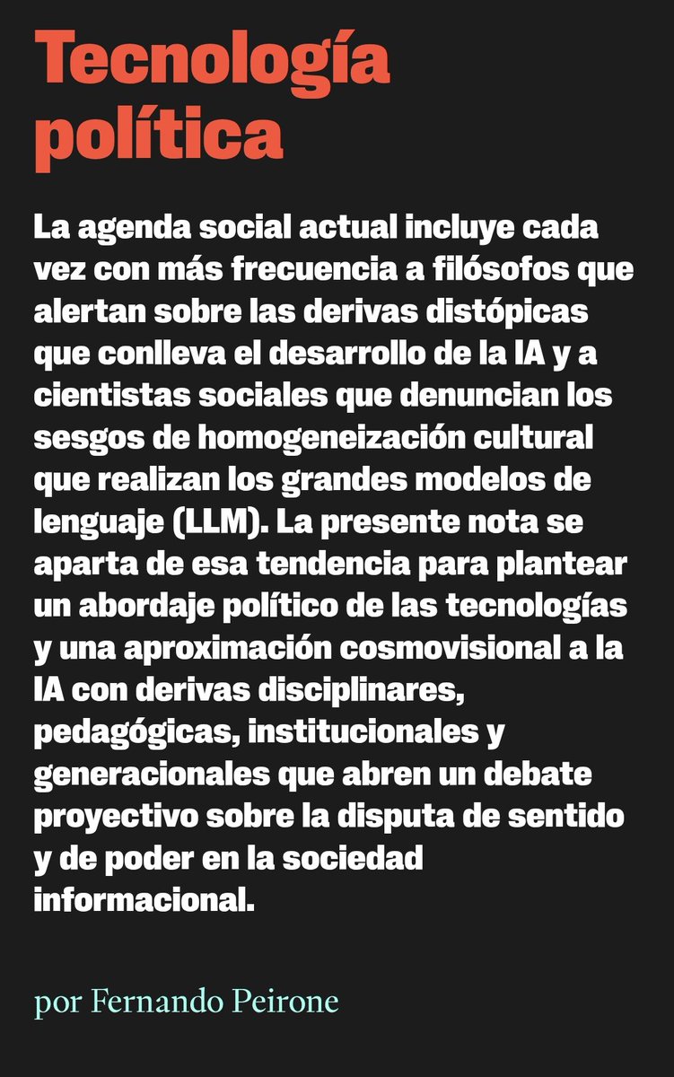 RevSupernova_'s tweet image. Escribió @Ferpei

🔗 revistasupernova.com/nota/tecnologi…