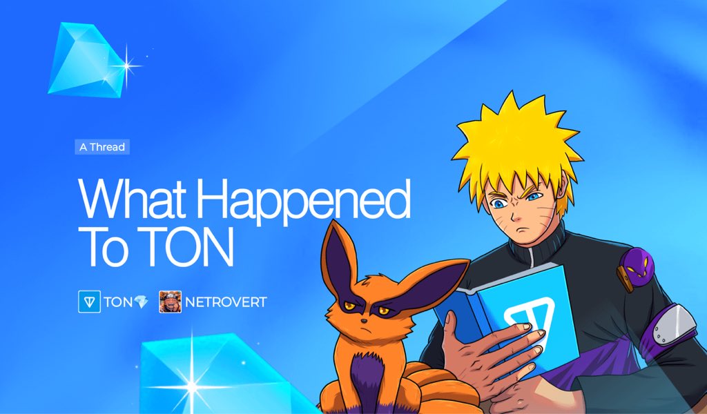 netrovertHQ's tweet image. What happened to the Telegram chain?

@ton_blockchain onboarded millions of users into the Web3 ecosystem.

And for a while, it looked unstoppable.

Then gradually, the hype collapsed.

How did it get here, and what comes next?

🧵🔻