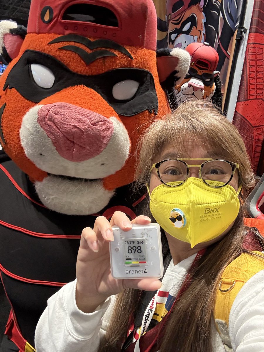 “Wow, I see lots of maskers!”Julie is looking for volunteers for her photographic documentary work for #MaskTogetherAmerica at the <a href="/NY_Comic_Con/">New York Comic Con</a> . "This is the third year we feature masked cosplayers Wish me luck! ” Our mission is to help normalize airborne prevention. #NYCC2025