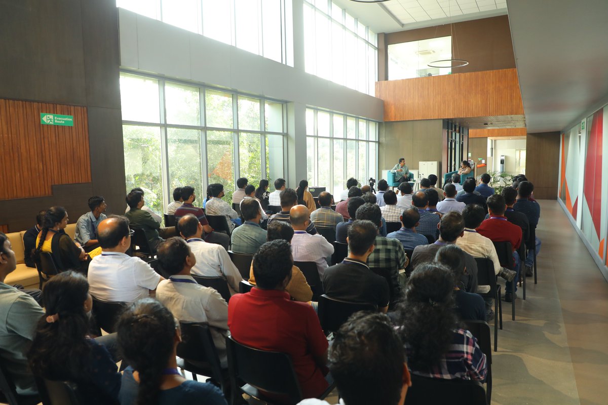 Dr. Debabrata Maiti, Professor of Chemistry at IIT Bombay, brought a rare blend of scientific depth and refreshing candour to the Fireside Chat at Sai Life Sciences.
A powerful reminder emerged — chemistry thrives where curiosity meets responsibility.