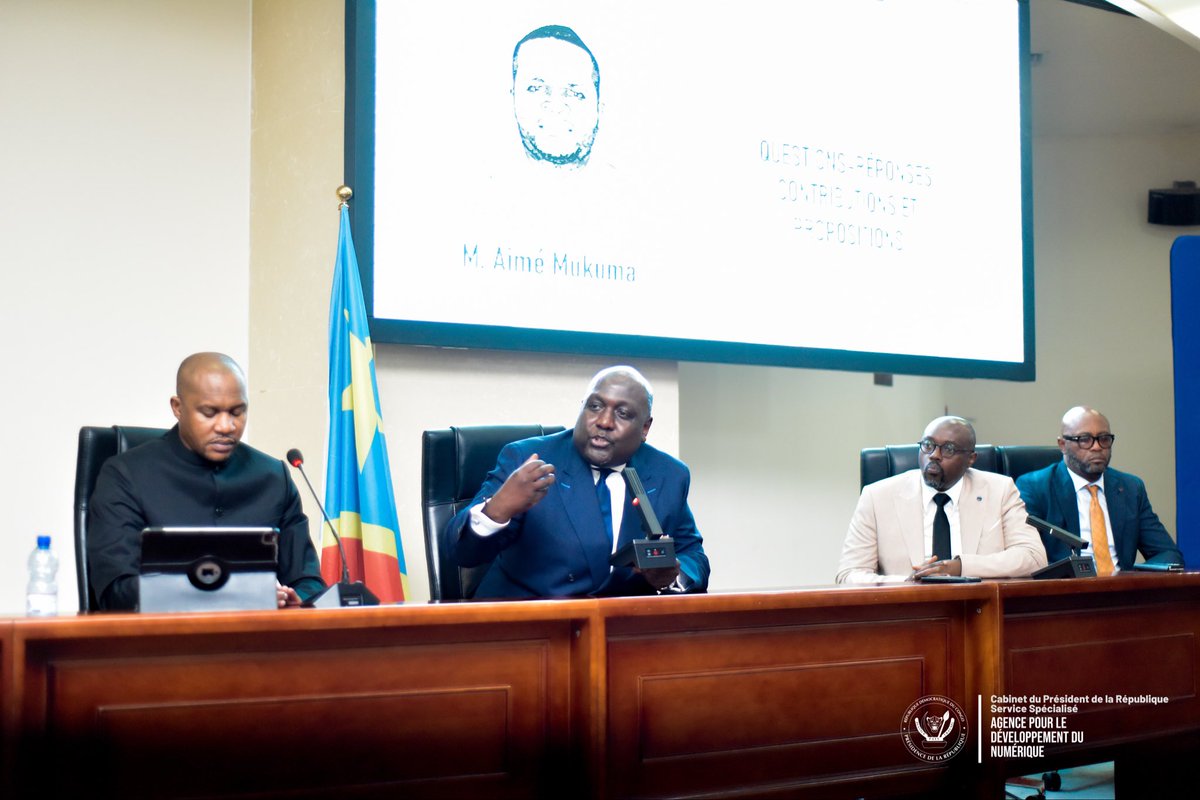 AdnRdc's tweet image. L’ ADN fait le point sur le Plan National du Numérique « Horizon 2025 » : 58% de projets réalisés !

Un milliard $ d’investissement public annoncé pour accélérer la transformation digitale en RDC.

Cap sur le Plan 2026-2030 &amp;amp; la Stratégie IA. #RDCNumérique #DigitalRDC…