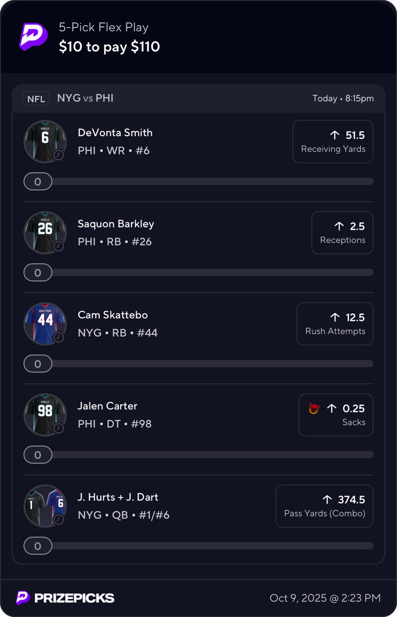 HoldenCantor's tweet image. Little flex play for tonight on @PrizePicks Use my personal link to get $50 in lineups after playing your first lineup! prizepicks.onelink.me/FjtC/al5chod5