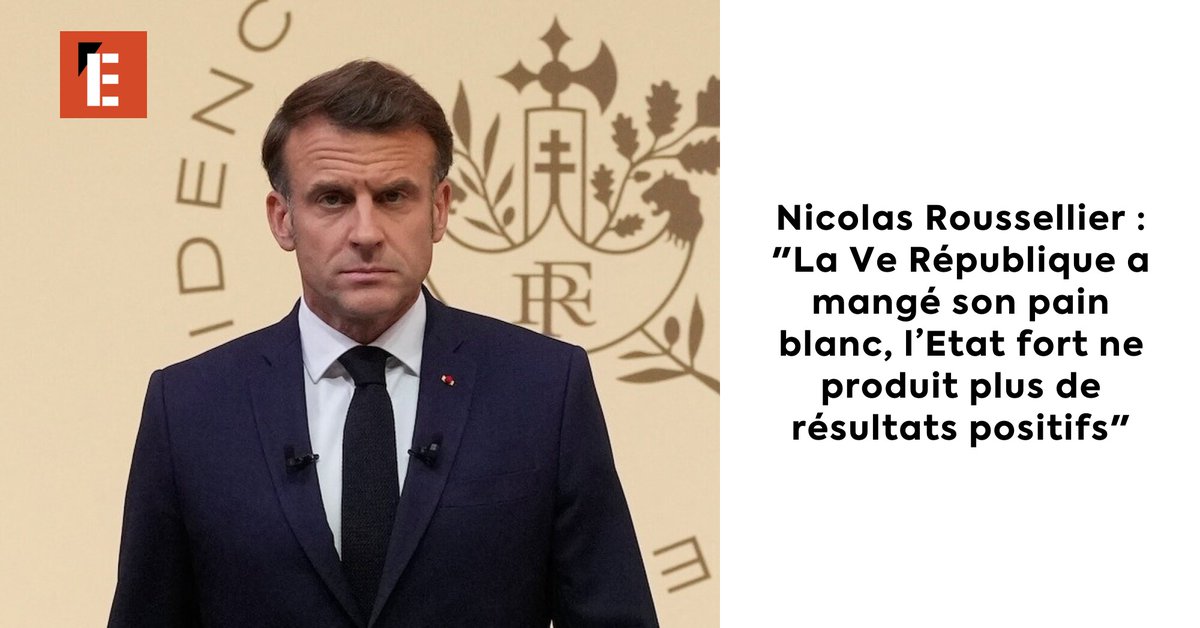 Pour l’historien, le psychodrame politique que traverse la France marque une transformation profonde et historique de notre régime. ➡️ l.lexpress.fr/Uk2

✍️ <a href="/BatGauthey/">Baptiste Gauthey</a>