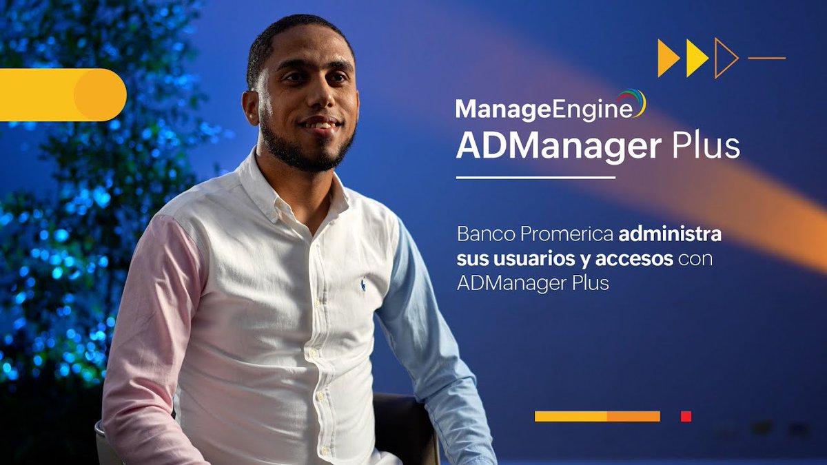 ManageEngineLA's tweet image. 🚀 ¿Listo para lo que se viene? En este caso de éxito, Banco Promerica nos cuenta cómo gestiona usuarios y accesos, logró administración masiva de AD e informes de inicio de sesión con #ADManager Plus de #ManageEngine.🔐✨ Descubre su historia aquí. 👉🔗 mnge.it/NvU