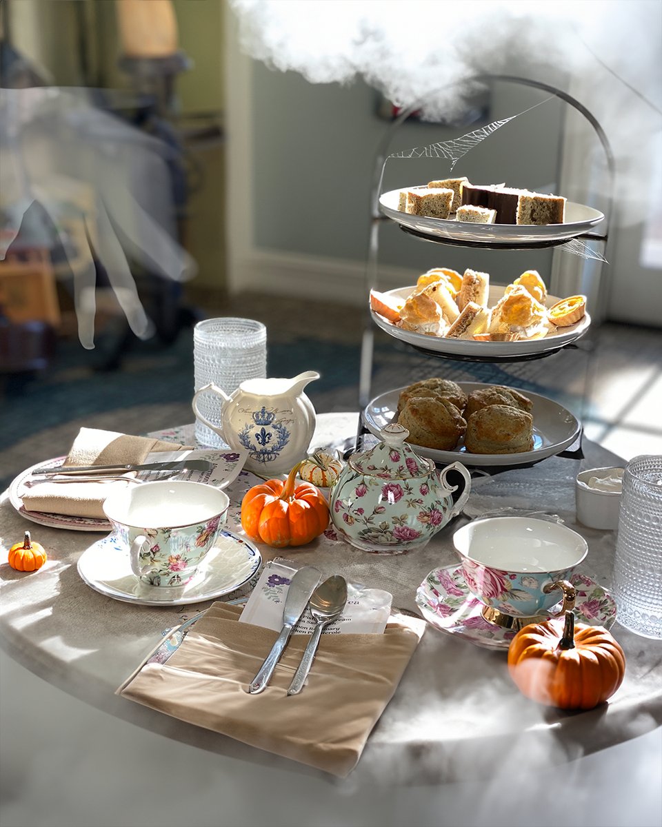 A tea party with a hauntingly delicious twist 🎃 Join us on Sunday, October 19 from 2-4pm for Spooky Afternoon Tea. Every bite is crafted to thrill, enchant, and delight. Costumes welcome!

Info + tickets: vist.ly/49wd2