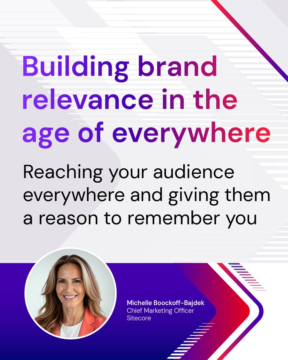 Sitecore's tweet image. Where #NEXTisNOW—Sitecore Symposium 2025 is your gateway to the future of digital experience. Join Sitecore&apos;s leadership team as they share the future of modern marketing. What sessions are you looking forward to at #SitecoreSYM 

Register now: siteco.re/SYM2025