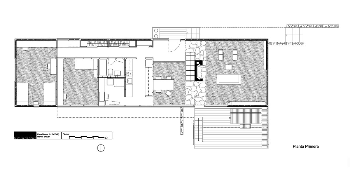 TRES60Blog's tweet image. La casa Breuer II, fue la segunda casa que Marcel Breuer construyó en una pequeña ladera en la localidad de New Canaan en 1947.
#BreuerHouseII #MarcelBreuer #arquitectura #architecture #arquitecturamoderna #midcenturymodernhouses