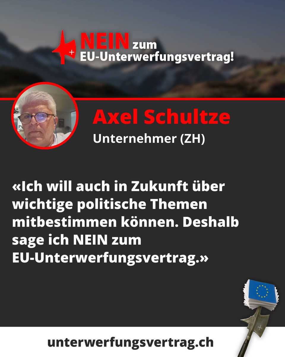 Ich bin kein Politiker, aber wirklich bestürzt, dass man über so ein unglaubliches 2.000-Seiten-Dokument in der SCHWEIZ überhaupt nachdenken muss. Dieser Vertrag MUSS GESTOPPT WERDEN. unterwerfungsvertrag.ch #Unterwerfungsvertrag #SouveräneSchweiz #neutralität wieder herstellen