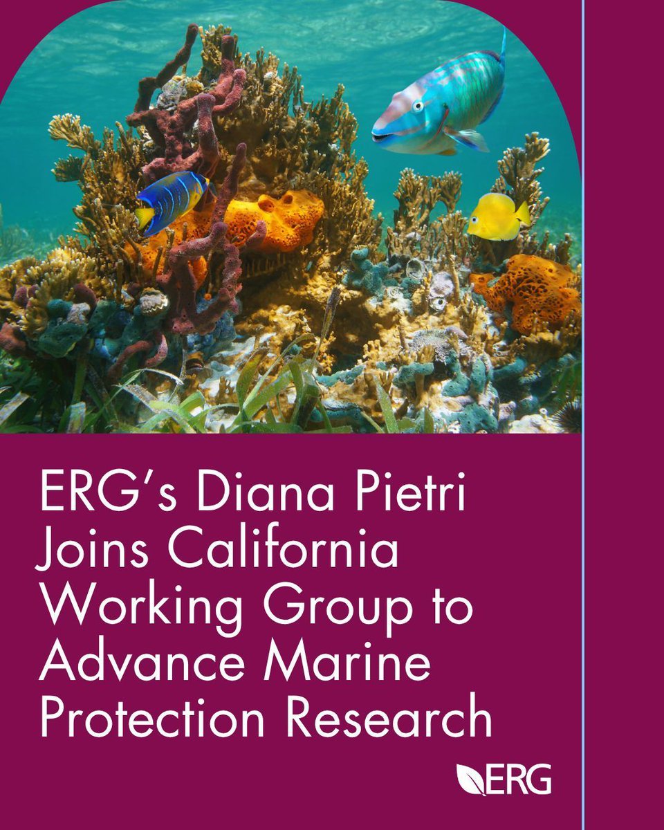 Exciting news! Diana Pietri joins the CA Marine Protected Area Social Science Working Group to help strengthen research on human impacts around the world’s largest connected MPA network. Her work will support smarter, more effective marine protection. Congrats, Diana! #MarineLife
