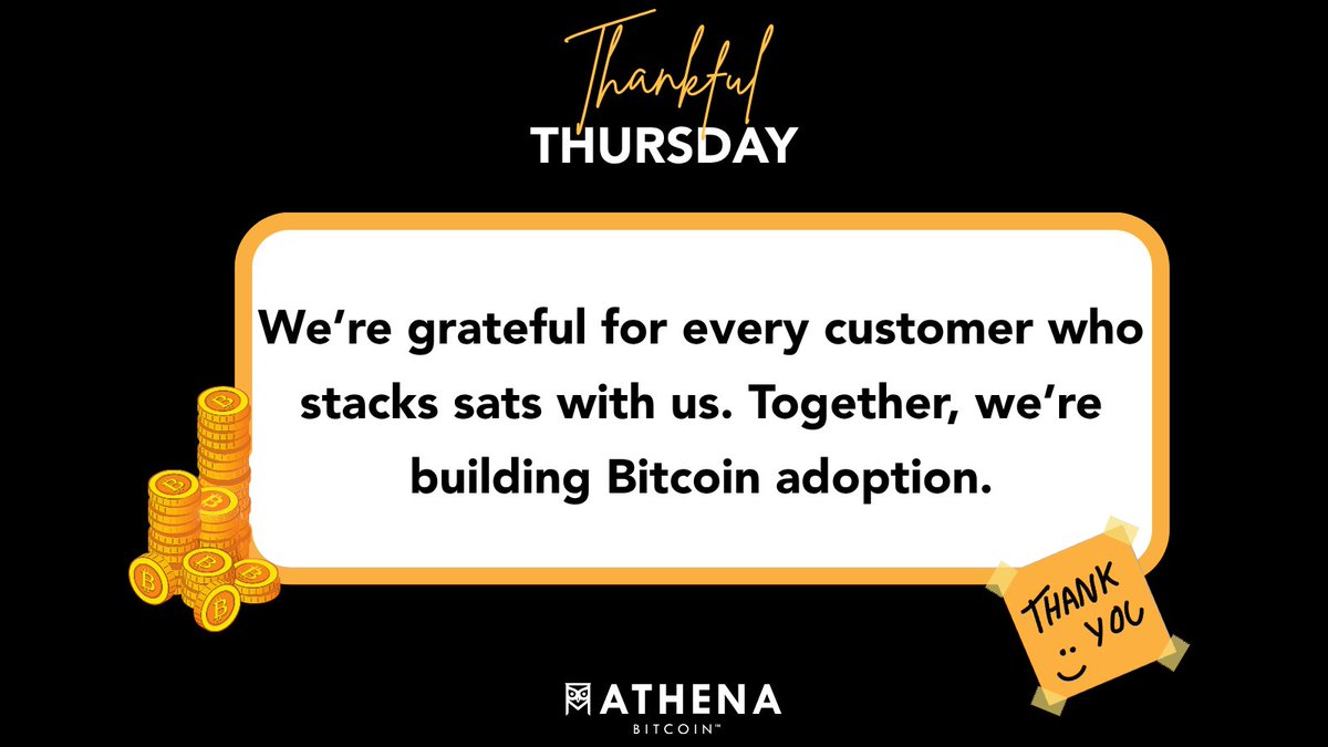 We’re grateful for every customer who stacks sats with us. Each step builds Bitcoin adoption — and the future of money. 🙏