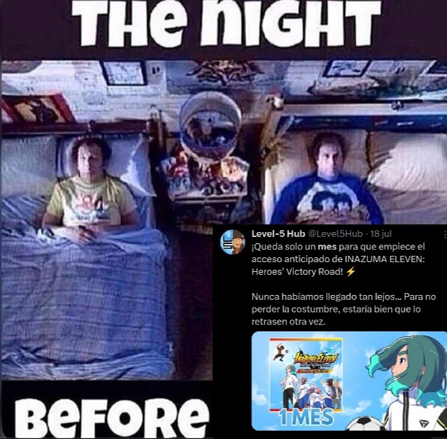 Mañana publico un remake de mi mejor tweet hasta la fecha.