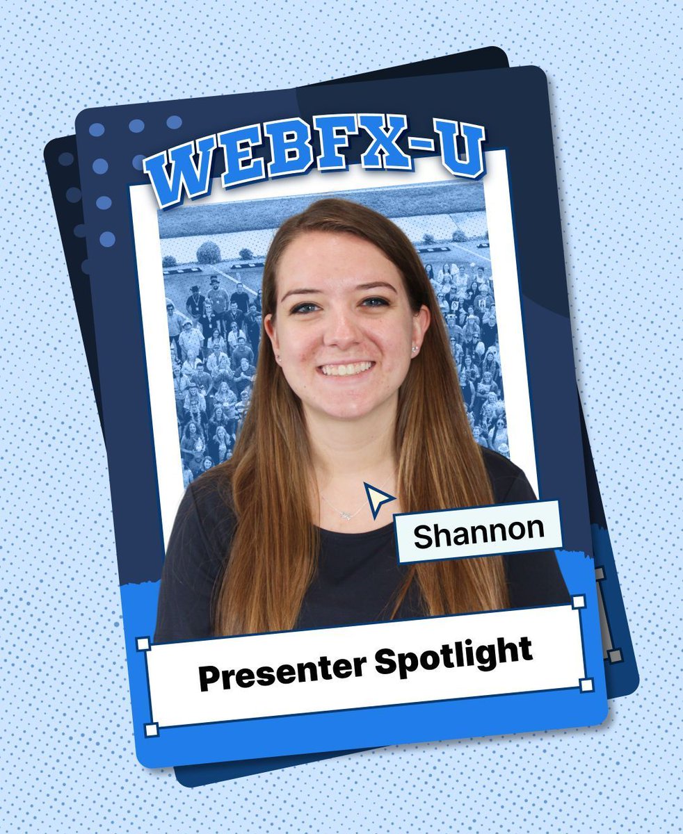webfx's tweet image. Registration for WebFX-U closes tomorrow (10/10) at 12 p.m. If you haven&apos;t registered yet, now is the time! 🚨

Before registration closes, we&apos;d like you to meet Shannon and her sidekick Freddie Mercury (no, not THAT Freddie Mercury — but equally as cool). Shannon is one of our…