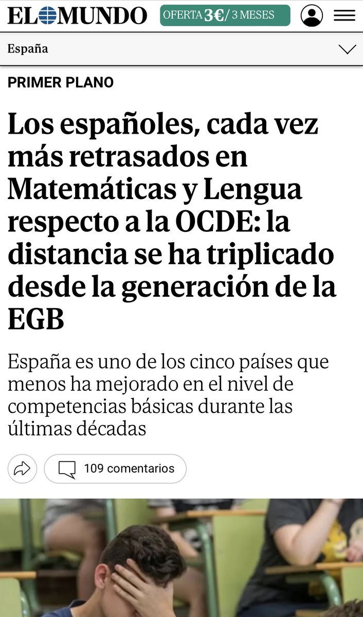sanz_ismael's tweet photo. España es uno de los cinco países de la OCDE que menos ha mejorado sus competencias en las últimas décadas.
A igualdad de nivel educativo, las generaciones jóvenes muestran peores resultados que las mayores.
La mejora educativa debe centrarse ahora en calidad, no solo en cantidad
https://t.co/R3CxRJOCpK
https://t.co/PiJO0lv4qt