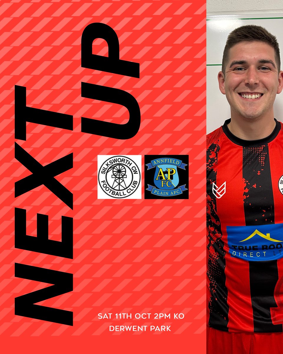 Next up we are in cup action when we travel to play Annfield Plain in the Monkwearmouth Cup 🏆

📆 Saturday 11th October 2025
🕣2pm KO 
🏟️Derwent Park , Annfield Plain , DH9 8TY 
🏆Monkwearmouth Cup round 1