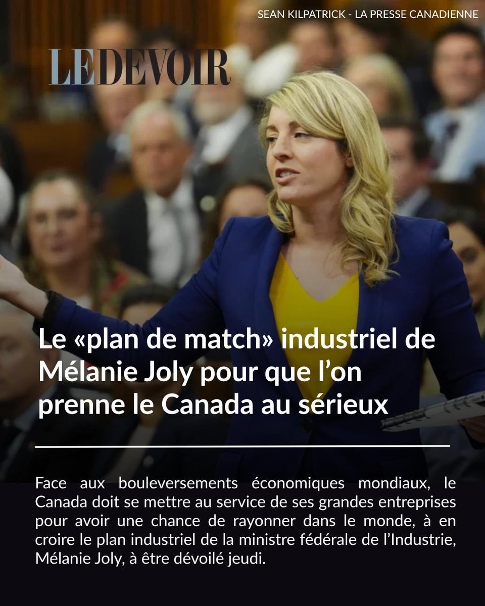 melaniejoly's tweet image. Nous avons un défi générationnel à relever, mais aussi une opportunité générationnelle à saisir.

Une nouvelle ère industrielle canadienne est en marche, et nous travaillerons ensemble pour ériger ses fondations.

ledevoir.com/politique/cana…