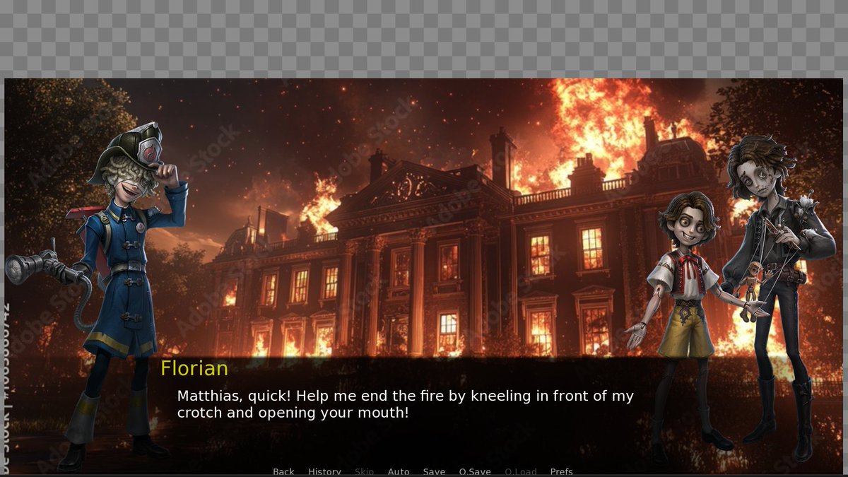 Cirlufe's tweet image. Would like to announce Ivo and I are learning how to use Renpy therefore we will be making it everyone's problem soon