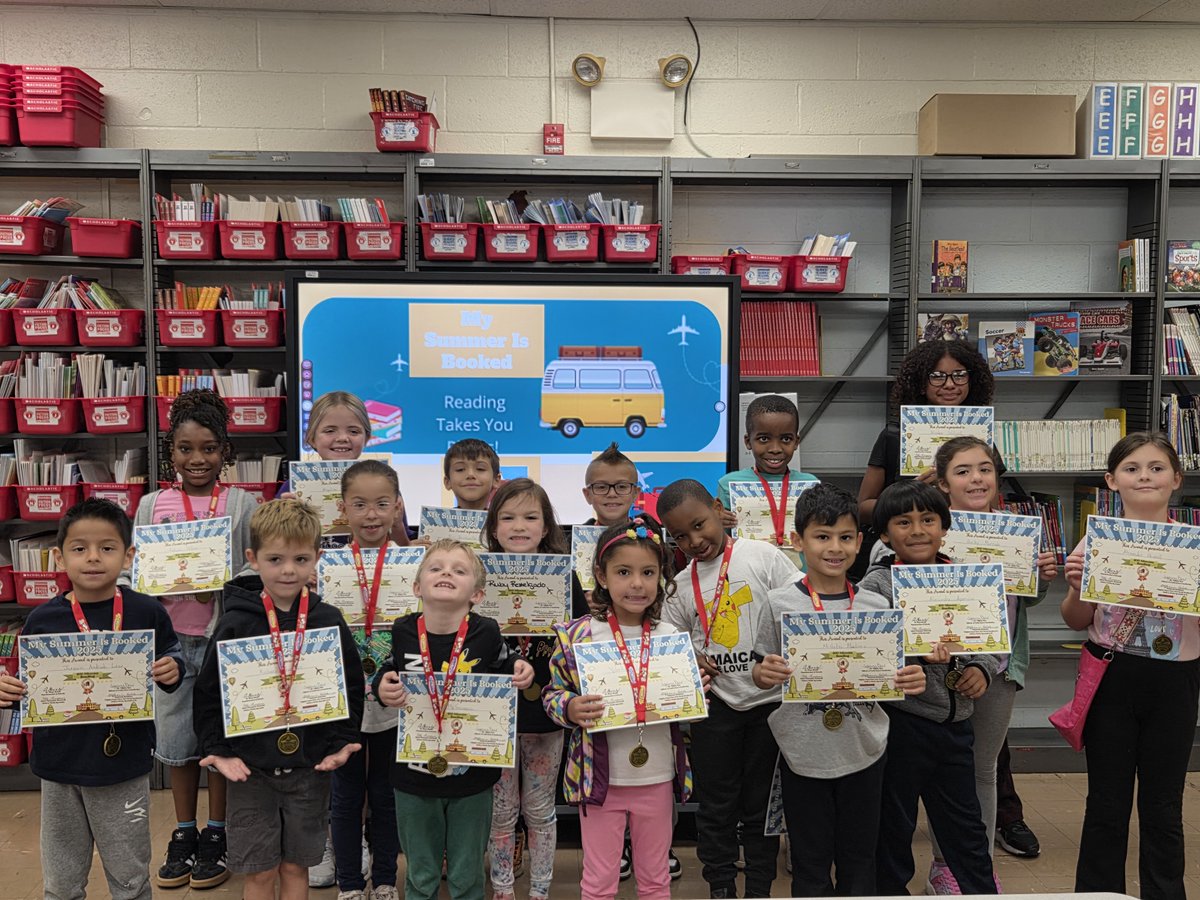 Rahway's Roosevelt Elementary Students Soar Past Reading Goal in Summer Reading...
​​​​​​​On Friday, October 3, Roosevelt Elementary School proudly celebrated the success of its inaugural Roosevelt Summer Reading Challenge,
rahway.net/p/~board/roose…
