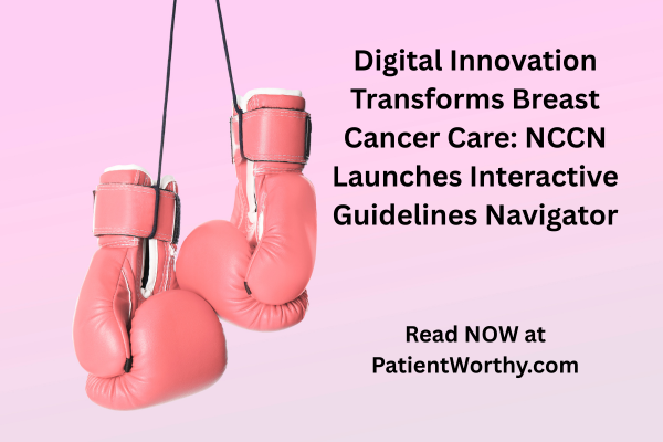 PatientWorthy's tweet image. Digital Innovation Transforms Breast Cancer Care: NCCN Launches Interactive Guidelines Navigator bit.ly/3ITaqRp Read now at PatientWorthy.com
#PatientWorthy #BreastCancer #NCCN