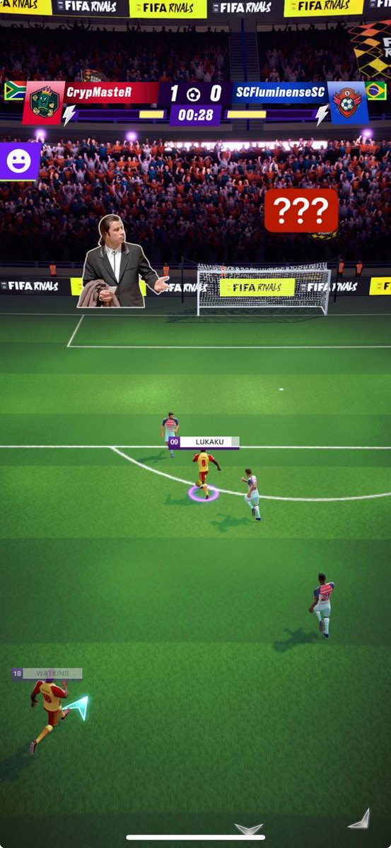 twizmaster | LINGO | SLUGFEST (@twizziro) on Twitter photo Yo <a href="/FIFARivals/">FIFA Rivals</a> . You didn’t tell us with the spooky update we’d be able to scare goalkeepers out of the game by using our supers 🤣🤣🤣 Yo <a href="/FIFARivals/">FIFA Rivals</a> . You didn’t tell us with the spooky update we’d be able to scare goalkeepers out of the game by using our supers 🤣🤣🤣