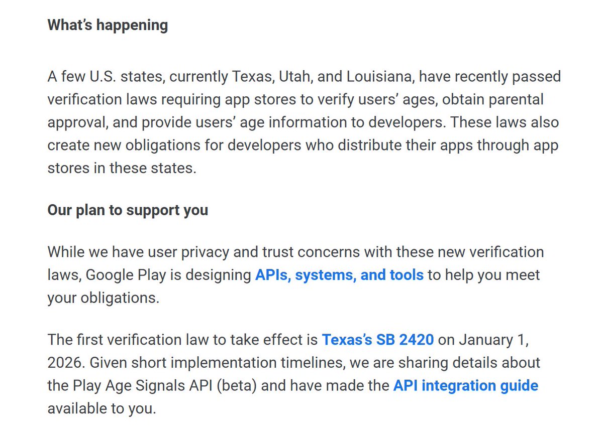 ThinkingSapien's tweet image. Welp, I guess we are doing age verification now. This should be interesting. 

#AgeVerification