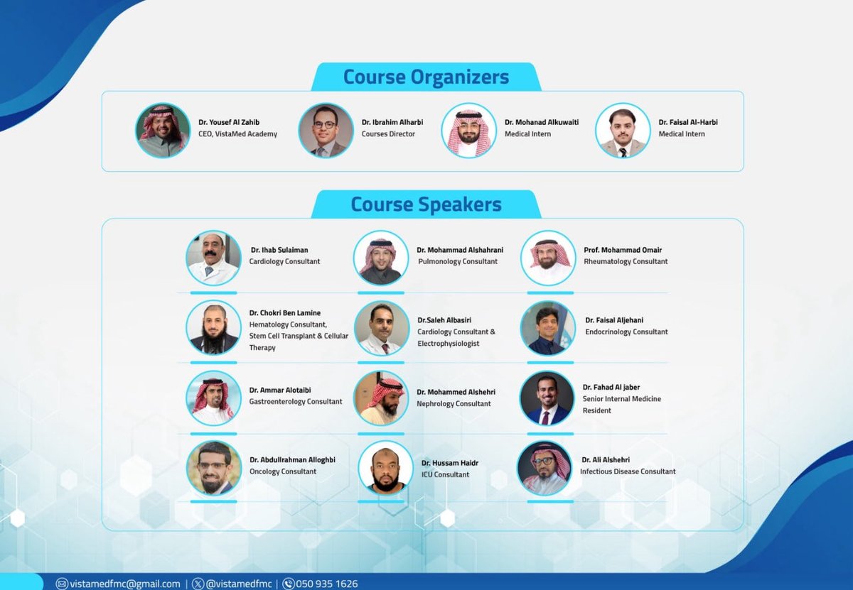 just__Fahd's tweet image. Excited to be one of the speakers at: The Internal Medicine Bootcamp for Beginners &amp;amp; Part 1 Exam Prep! 💪🏽

Join us as we kickstart your residency journey with solid foundations and tips for success! 
#InternalMedicine #Residency #Bootcamp