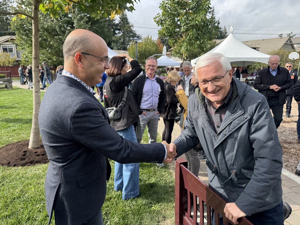 JeffKibbleCML's tweet image. Langford park renamed in honour of Winnie Siefert—a woman whose heart and service shaped this community in lasting ways.

It was a privilege to stand with so many of you to celebrate her legacy. May this space continue to reflect the kindness, strength, and joy she brought to…