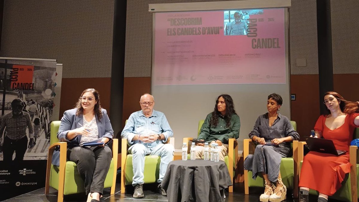 Inauguració de l'exposició 'Paco Candel i els altres. Un retrat literari de la immigració a Catalunya' a la Biblioteca Antoni Comas