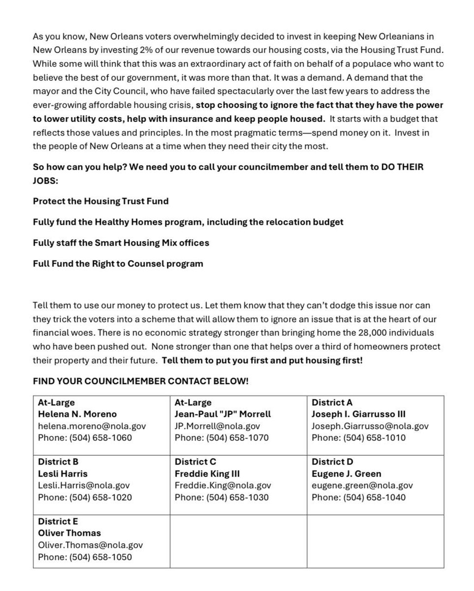 GNOHA's tweet image. DEMAND THE CITY COUNCIL TO PUT HOUSING FIRST.

#PutHousingFirst