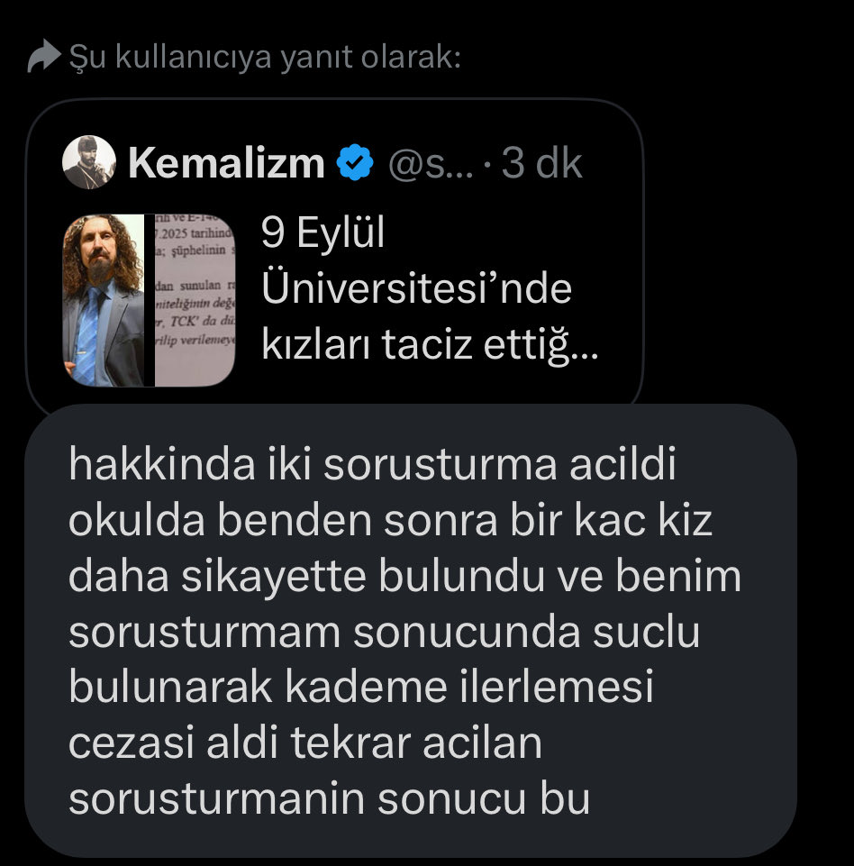 solcugazeten's tweet image. Taciz mağduru kızın şikayeti üzerine ceza almıştı fakat şuan görevine devam ediyor
Kızın dilekçesini de ekledik
