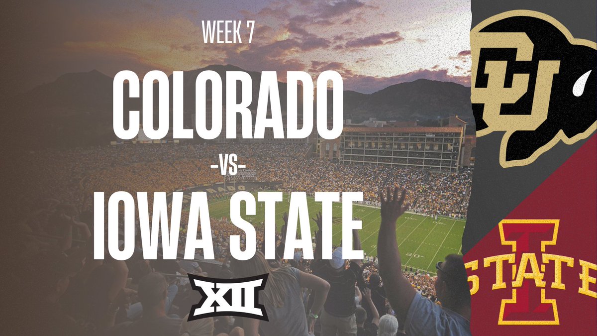 Last one before bye week - let's make it count! 
Our <a href="/CUBuffsFootball/">Colorado Buffaloes Football</a> team faces off against <a href="/CycloneFB/">Iowa State Football</a>!
RSVP ➡️ partiful.com/e/OFymuRdMAAKz…
📍Harvard Gardens, Boston 
Watch party at 3:00pm, and game at 3:30pm