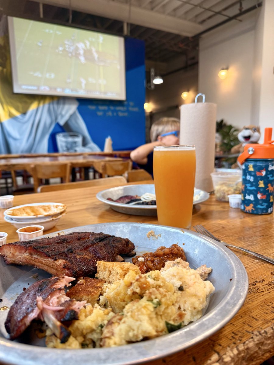 mattragland's tweet image. I turn 42 today and I don’t have 42 life lessons. 

I only want to tell you to do everything in your power to spend your days doing meaningful work and spending time with people you love. 

And if you can have brisket, a good beer, and hike to the top of a mountain with your…