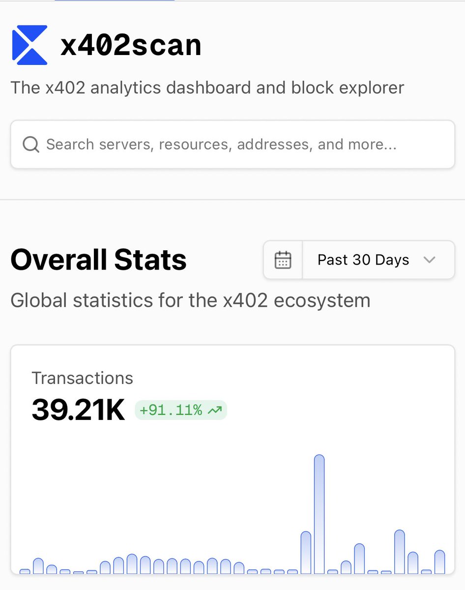 shafu0x's tweet image. Very excited to announce the new home for everything x402!

We call it x402scan