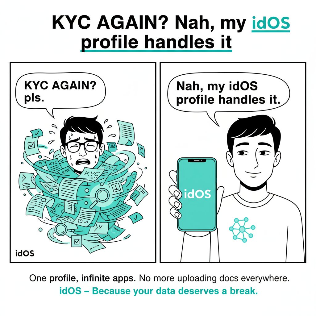 zelweb3's tweet image. Every morning on your way to work, you waste time logging into different apps, typing passwords, waiting for verification codes.

 With @idOS_network you verify once, your data stays encrypted, shared only when you allow, and you can revoke anytime.

 Now your identity is truly…